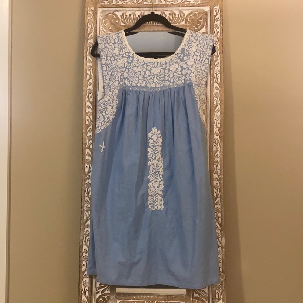 Mi Golondrina Flores Short Dress